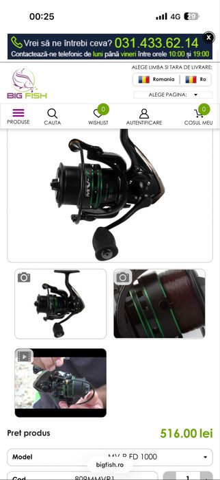 Lansete / mulinete spinning - Maver -Daiwa
