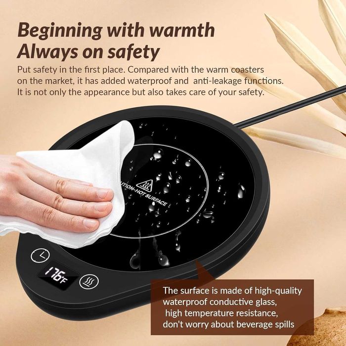 Нагревател за чаши,бебешки шишета,мини котлон, загрява и поддържа t