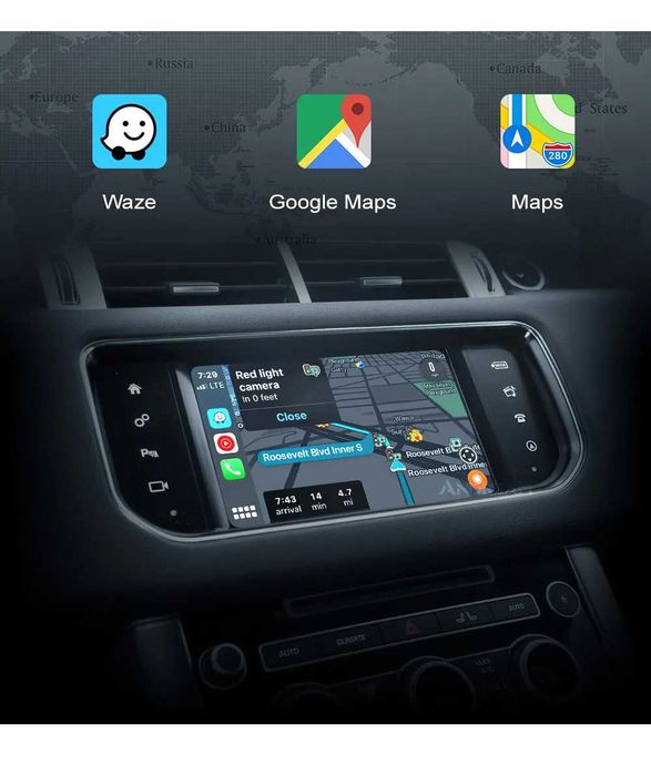 Land Range Rover/Jaguar Безжичен Apple Carplay Android Auto MMI BOX