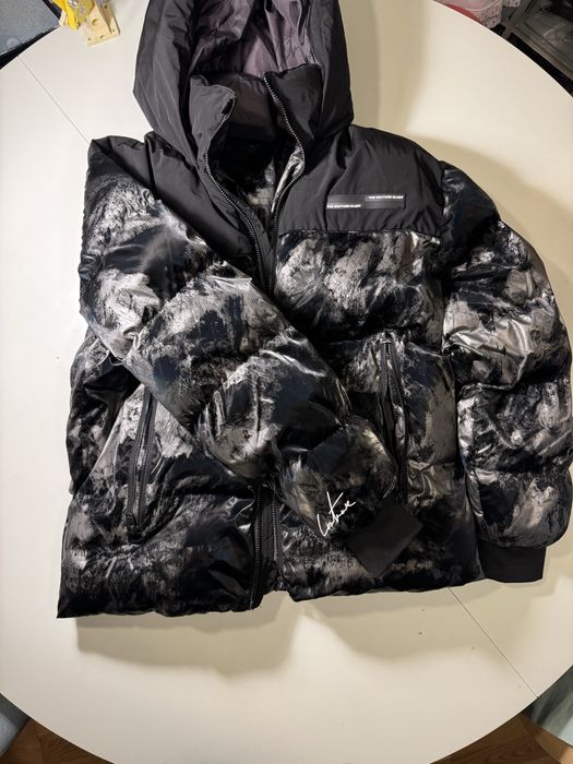 Geaca de puf Couture Club cu gluga