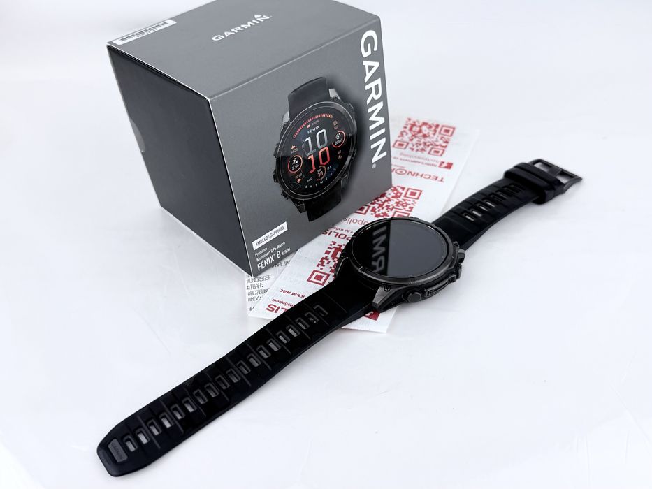 Смартчасовник Garmin Fenix 8 AMOLED Sapphire 47mm Гаранция!