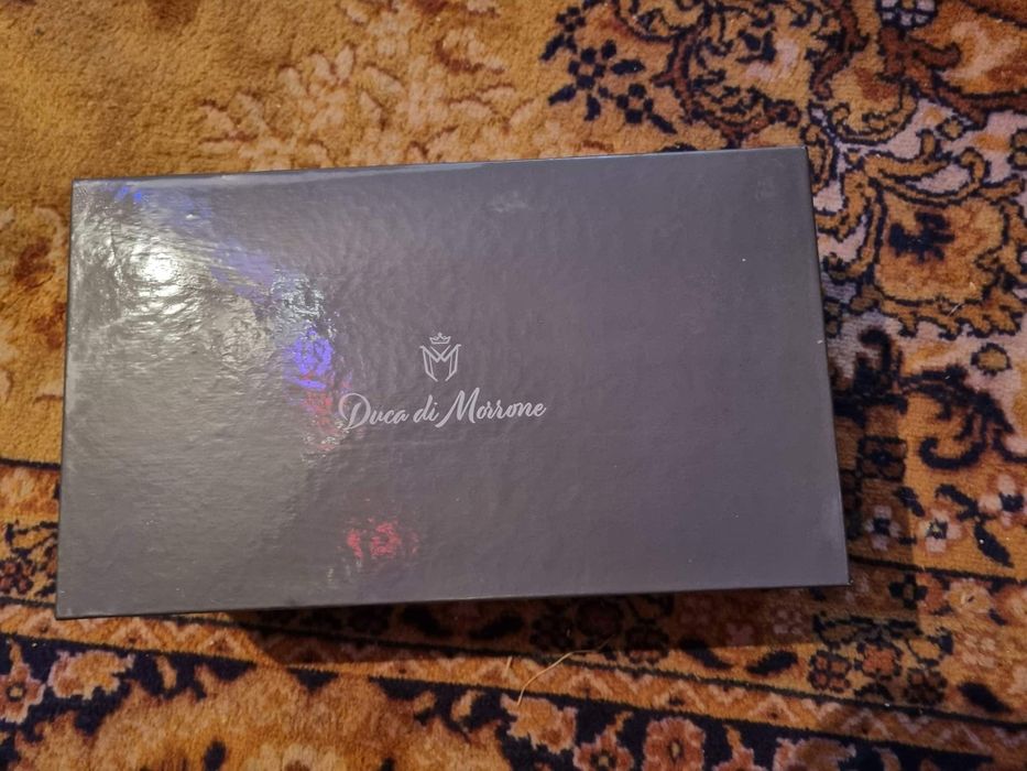 Pantofi Ducă di Morrone Mocasini Bărbați piele GULIANO 44 NEGRU