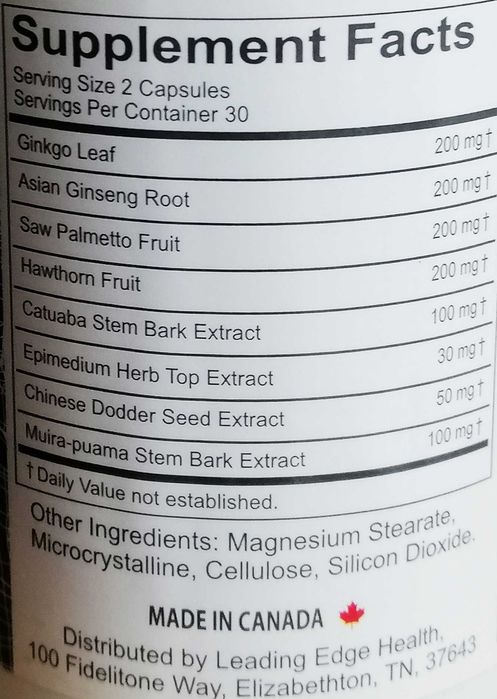 Vig rx canada - capsule din plante pentru marire pen/is si erectie ...