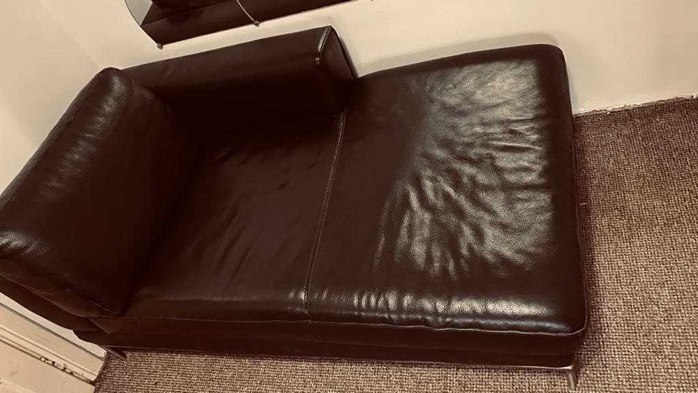 vand schimb fotoliu sezlong Ikea piele naturala inox canapea coltar