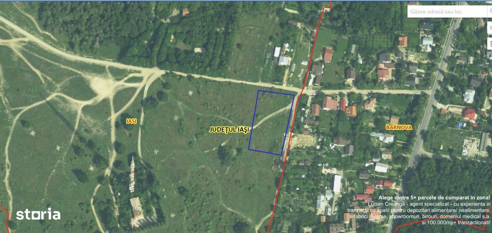 Teren pe platou Bucium, construibil, 4000mp