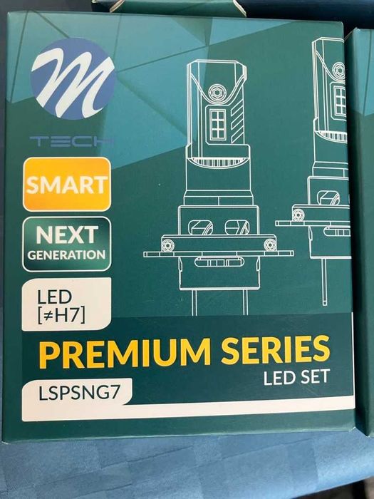 H7 LED крушки 12V/24V CANBUS – бяла светлина 6000K за фарове