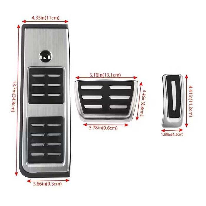 Ornamente pedale sport aluminiu - abs Volkswagen , Audi ,Skoda ,Seat