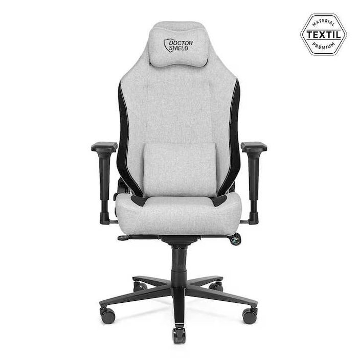 Scaun Gaming Dr.Shield Capsule Textil, Rezistenta 200 KG - Gri