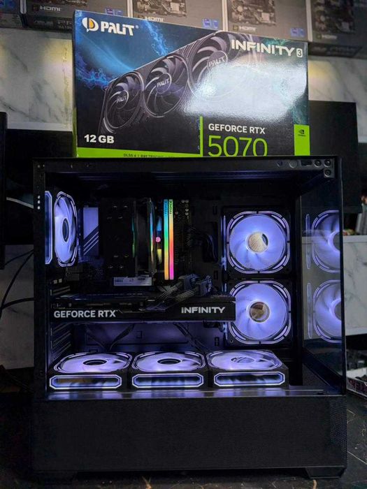 Компьютер игровой / i5 14400F\DDR4 16G\Пк\RTX5070 /системный блок/