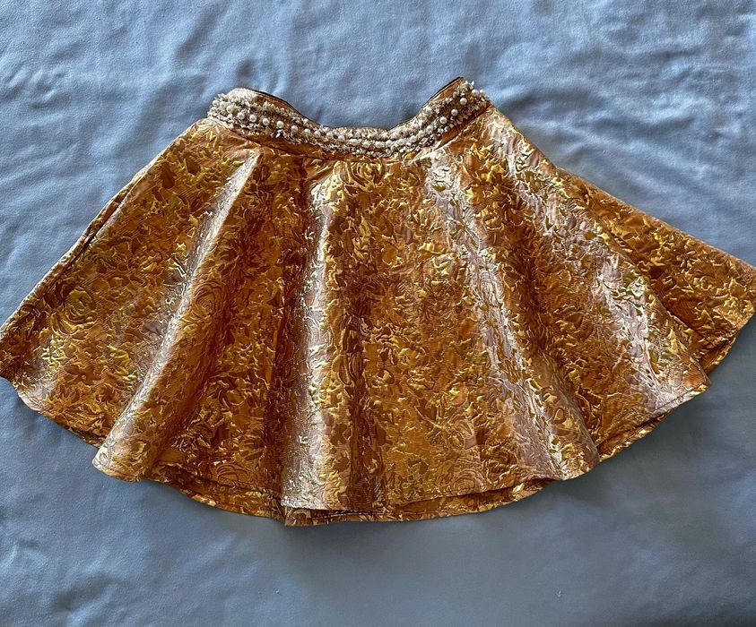 Дамска златист сет от тафта