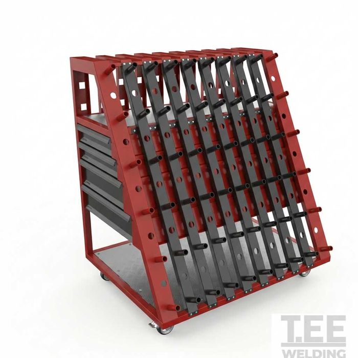 Заваръчна количка за инструменти L с комплект чекмеджета - ЛИЗИНГ