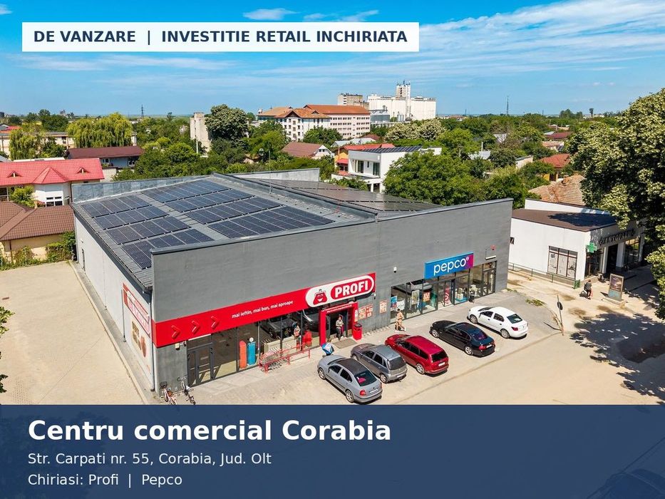 Centru comercial Corabia - Profi + Pepco, 100% inchiriat, 1.033 mp