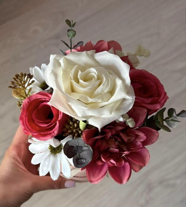 Кутия със сапунени цветя