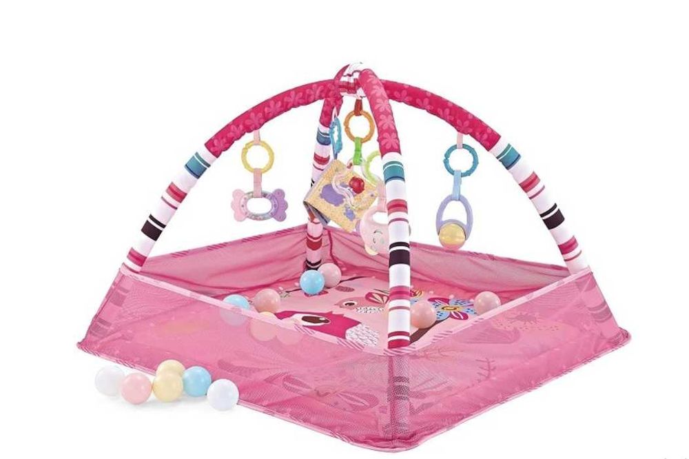 Активна гимнастика с 18 топчета Pink Birds