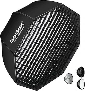 Октагон Софтбокс Godox SB-UE 80см с Bowens Монтаж и Пчелна Пита