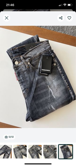 Мъжки черни дънки