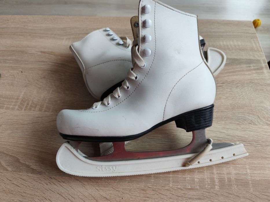 Кънки за лед, естествена кожа, фигурно пързаляне номер 35