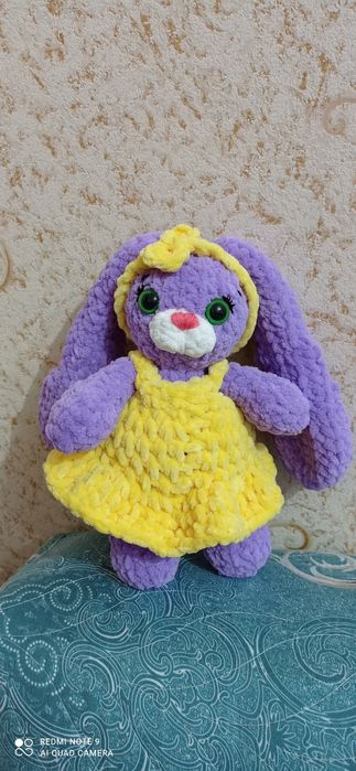 Плюшевые зайки ручной работы.Цена за одну