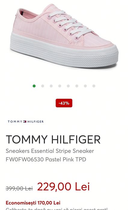 Tenesi damă Tommy Hilfiger nr 40, noi cu eticheta