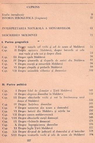 Descrierea Moldovei Dimitrie Cantemir 1967