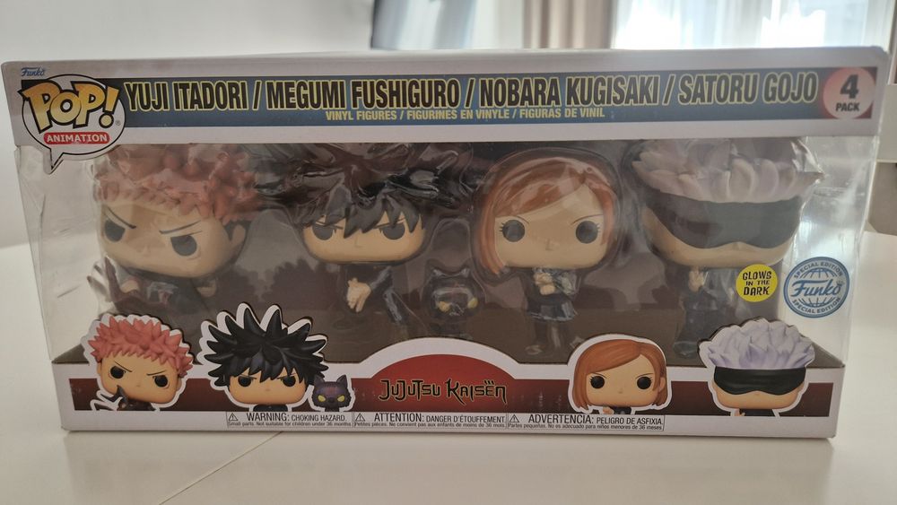 Redus 60% SIGILAT! Set 4 Figurine Funko Pop Animation Jujutsu Kaisen S1