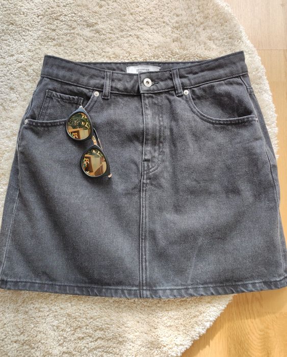 Reserved, деним дънкова пола, размер М