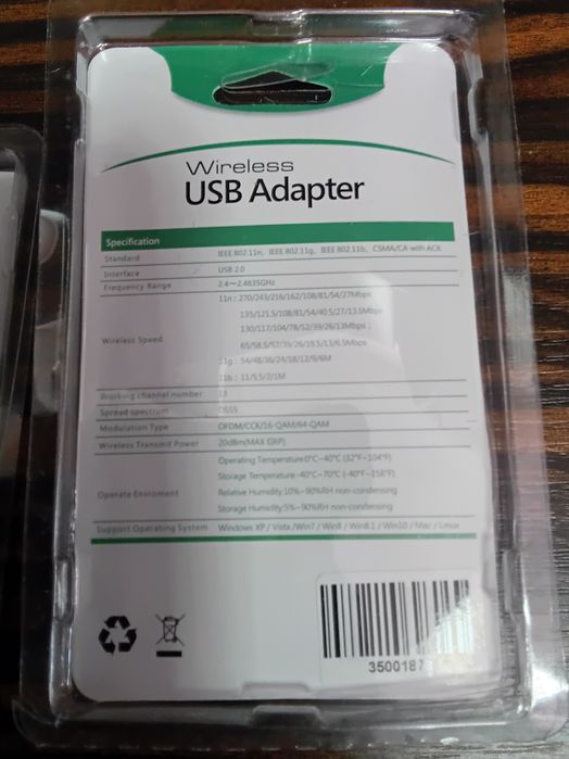 новый адаптер приемник вайфай wifi usb