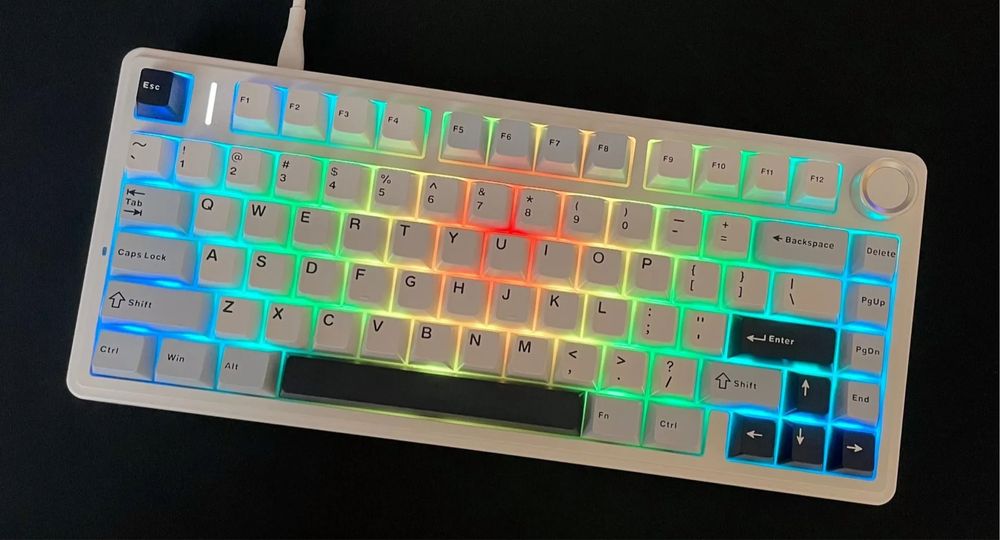 Игровая клавиатура: AULA F75 Glacier Blue