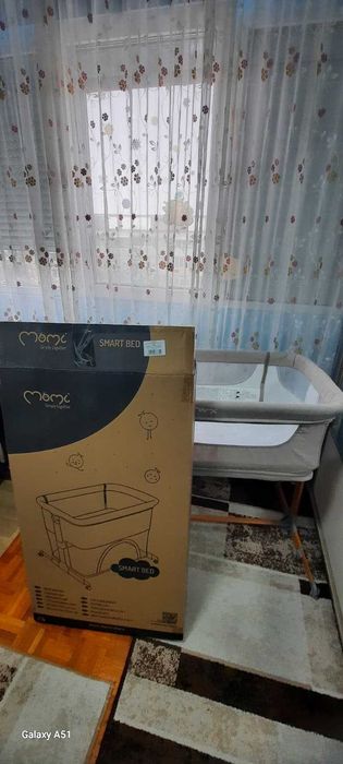 Patut co-sleeper 4 in 1 Smart Bed, Grey, MoMi