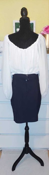 Fusta office conica cu buzunare TRANSPORT GRATUIT