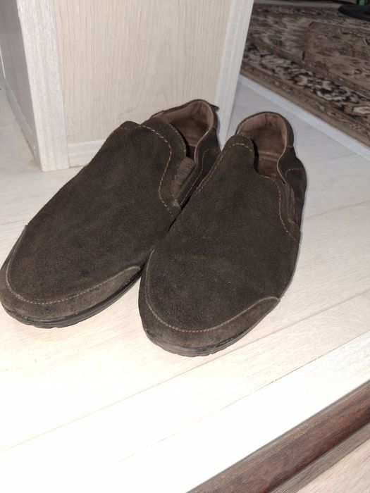 Мужской  мокасины  замшевий