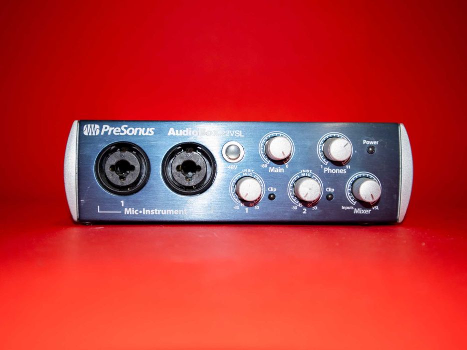 PreSonus AudioBox 22VSL USB аудио интерфейс, 24bit 96khz, 48V
