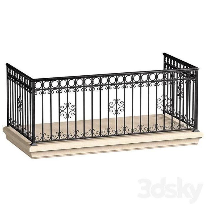 Balustrade și mana curenta din fier forjat