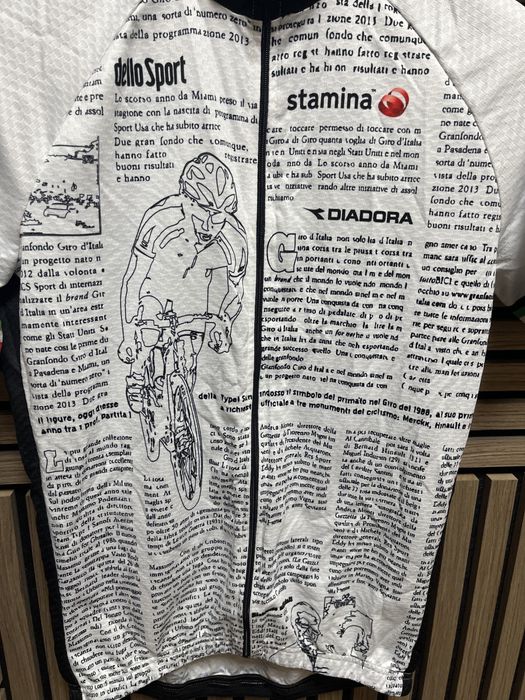DIADORA - Made in ITALY - GIRO D’Italia Вело джърси размер S / Оригинал