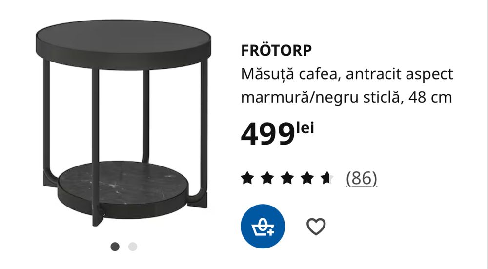 Masuta de cafea IKEA - noua -