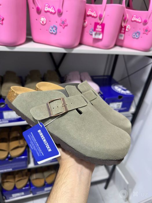 Birkenstock замшевые сабо