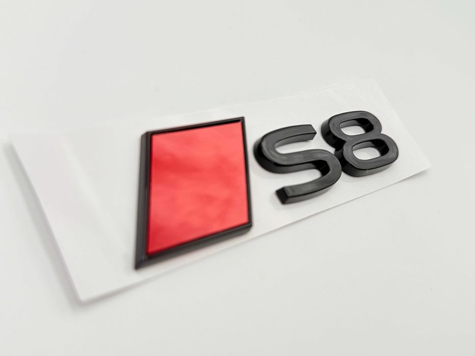 Emblema AUDI S8 spate negru NOU