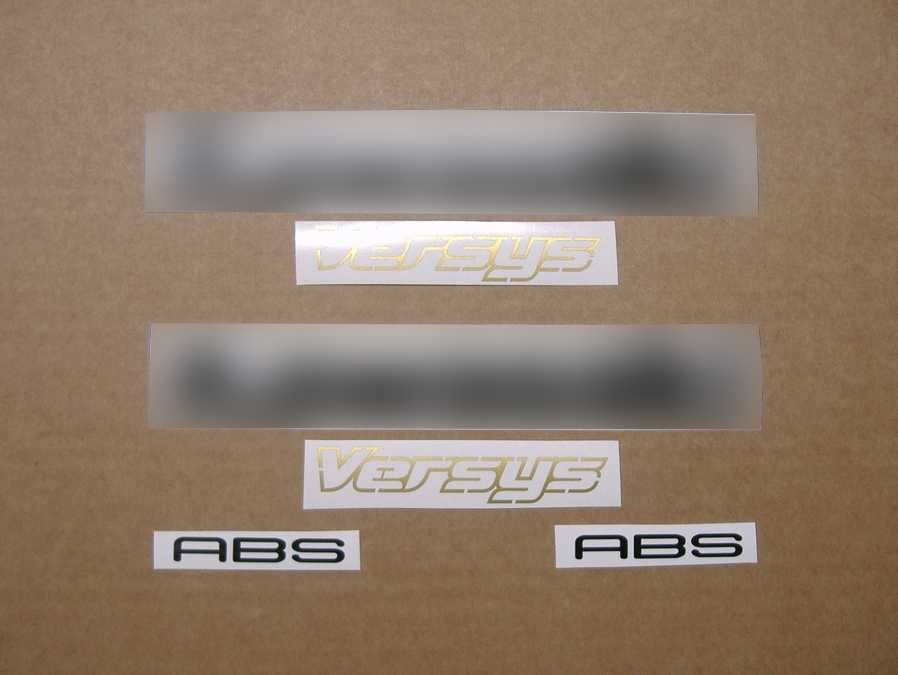 Стикери Kawasaki 650 Versys 2007г.-2014г. лепенки кавазаки версис