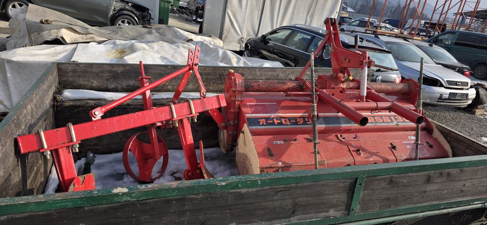 YANMAR F.18D. 4x4 cu plug+freză+remorcă basculabilă .