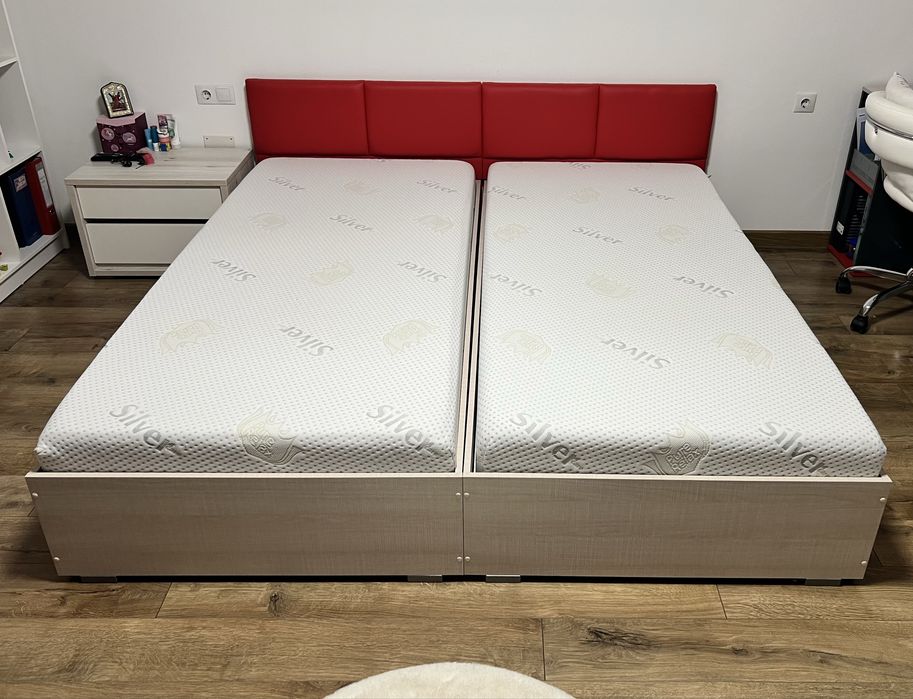 Pat dormitor 180/200 Pat o persoana 90/200 Saltea spuma memory