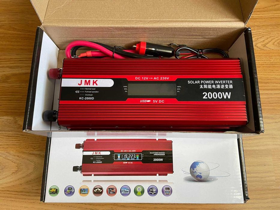 Инвертор 2000W / 4000W - 12V