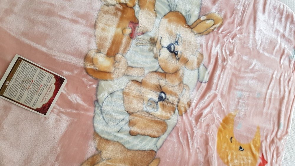 Păturică groasă roz