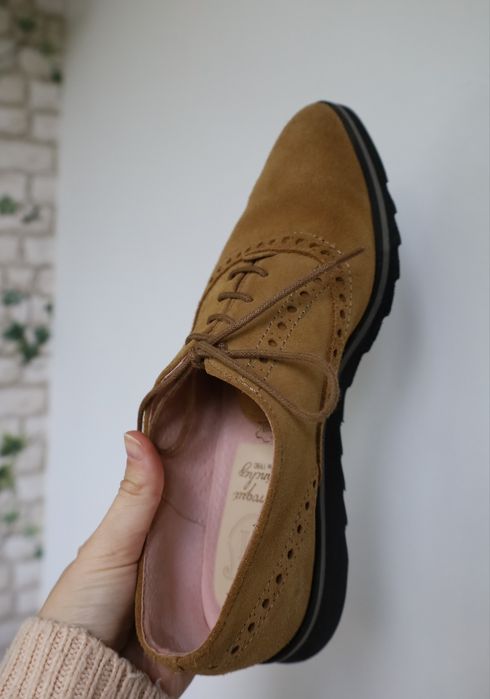 Pantofi eleganți cu șiret piele 38