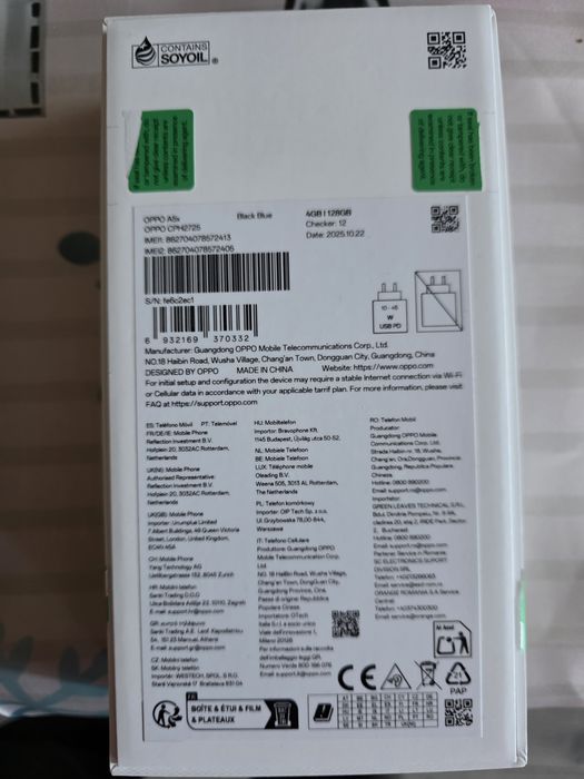 Смартфон Oppo A5x