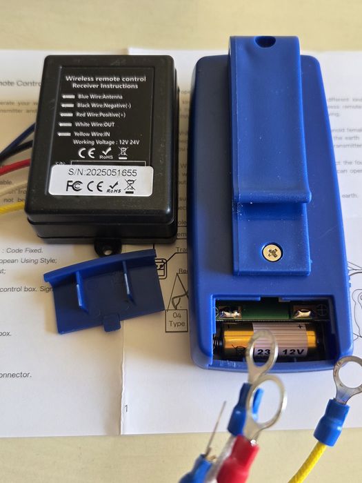 Telecomanda troliu fara fir 12v.24v.