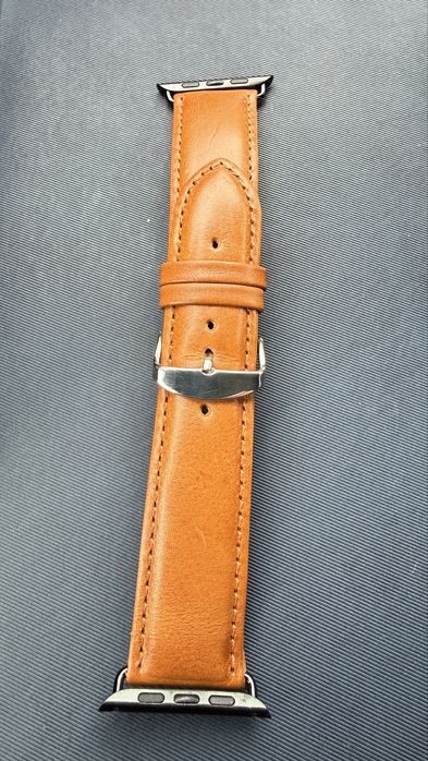 2 curele piele Apple Watch 44/45 mm