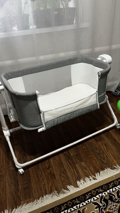 Детская приставная кроватка-люлька