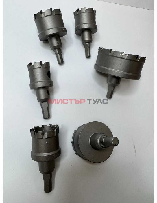 Комплект  боркорони ЗА МЕТАЛ с 15 бургии