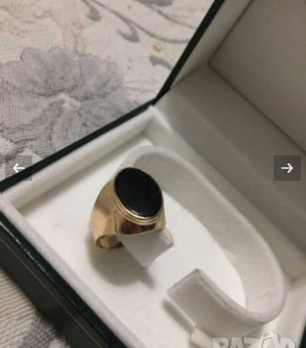 Златен мъжки пръстен