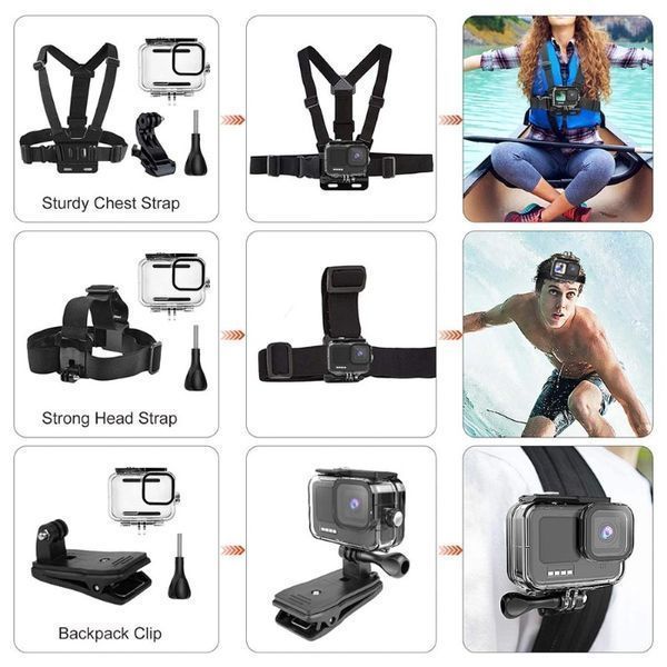 Комплект GARV™ Water Shield EVO за GoPro Hero 9/10/11/12/13 Black